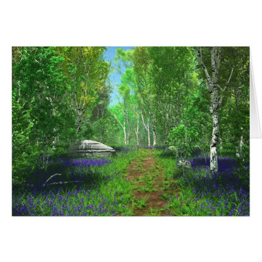 Carte lumineuse Bluebell (Devant horizontal)