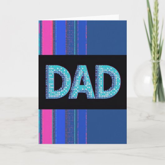 Carte Lumineuse Pixel Dads Day (Devant)