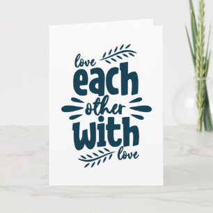 Carte L'Un L'Autre Avec Amour