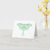 Carte Luna Moth (Fleur jaune)