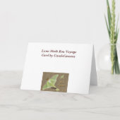 Carte Luna Moth Bon Voyage Card (Dos)