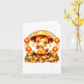Carte Lunar New Year 2026 Chinese New Year Decorations (Fleur jaune)