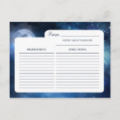 Carte Lunar Sky Pleine lune Stars Bride to Be Rece (Dos)