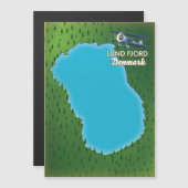Carte Lund Fjord Danemark (Devant / Derrière)