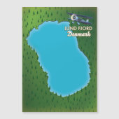 Carte Lund Fjord Danemark (Devant)