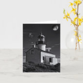 Carte Lune au-dessus de Point Loma (Fleur jaune)