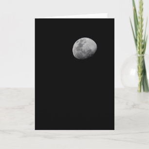 Carte Lune avec ciel noir Zambie, South Luangwa