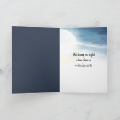 Carte Lune avec Merci de réflexion de l'eau (Intérieur)