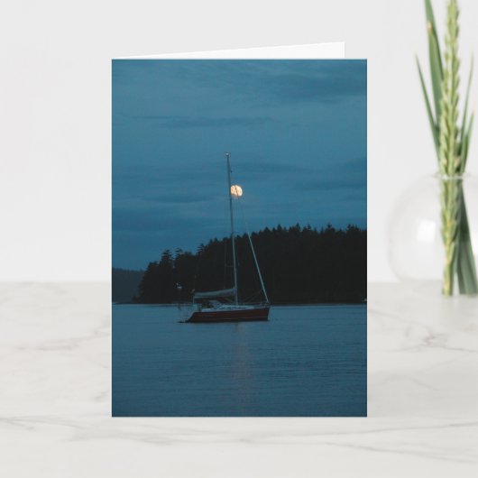 Carte Lune bleue (Devant)