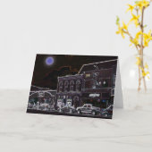 Carte Lune bleue de Nashville (Fleur jaune)