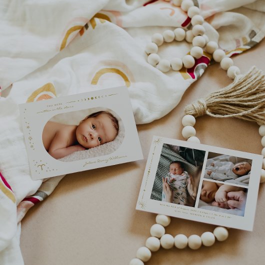 Carte Lune céleste et étoiles Zodiac | Aries