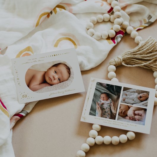 Carte Lune céleste et étoiles Zodiac | Cancer