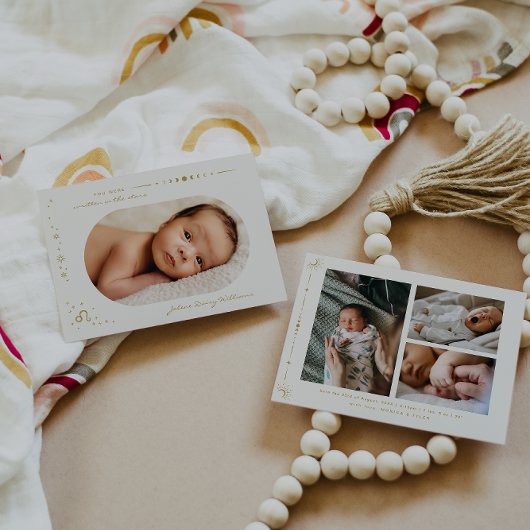 Carte Lune céleste et étoiles Zodiac | Leo