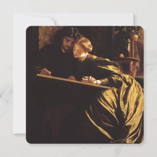 Carte Lune de miel du peintre par Lord Frederic Leighton (Devant)