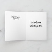 Carte Lune de montagne ; Joyeux anniversaire (Intérieur)