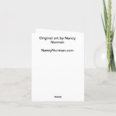 Carte Lune de tournesol (Dos)