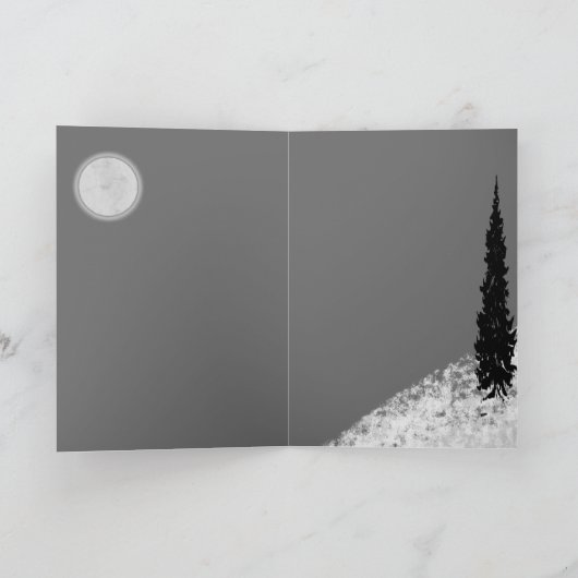 Carte Lune d'hiver (Intérieur)