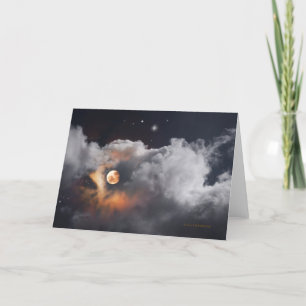 Carte "Lune dorée #1"