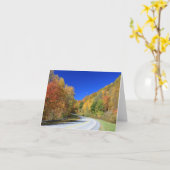 Carte Lune en automne (Fleur jaune)