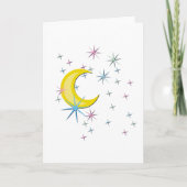Carte Lune et étoiles (Devant)