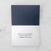 Carte Lune et étoiles d'anniversaire (Intérieur)