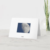 Carte Lune Fermer la photo vierge (Dos)