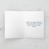 Carte Lune hiver de joie (Intérieur)