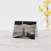 Carte Lune Landing ou est-ce le cas ? (Fleur jaune)