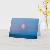 Carte Lune sur la mer de Béring | Russie Extrême-Orient (Fleur jaune)