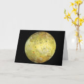 Carte Lune volcanique de Jupiter (Fleur jaune)