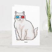 Carte Lunettes de chat (Dos)