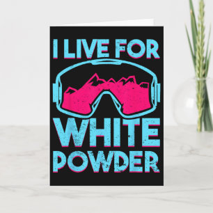 Carte Lunettes de ski rétro Vintage 80s 90s Snowboard