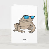Carte Lunettes de soleil grenouille (Dos)