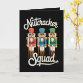 Carte Lunettes de soleil Nutcracker Squad Noël Xmas Fête (Fleur jaune)