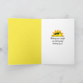 Carte Lunettes De Soleil Sur Tournesol (Intérieur)