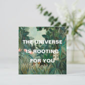 Carte L'univers de la peinture de la jungle verte est en (Debout devant)