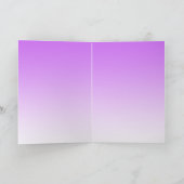 Carte Lupines violettes Flore Garder le contact vide (Intérieur)