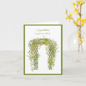 Carte Lush Garden Trellis avec Ivy et Foliage Nouvelle m (Fleur jaune)