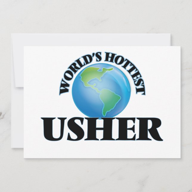 Carte L'Usher le plus chaud du monde (Devant)