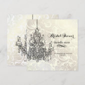 Carte lustre/PixDezines douche de mariée (Devant / Derrière)