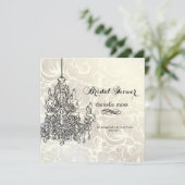 Carte lustre/PixDezines douche de mariée (Debout devant)