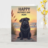 Carte Lustrous Pup Sunset Beach (Fleur jaune)