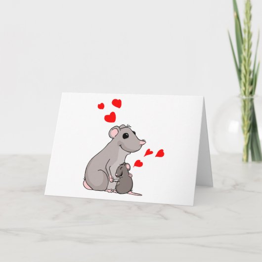 Carte Luther aime sa maman (Devant)