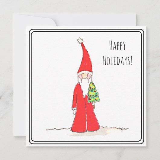 Carte Lutin avec arbre (Devant)