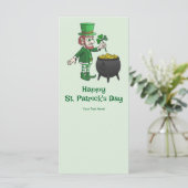 Carte Lutin de la Saint-Patrick (Debout devant)