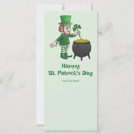 Carte Lutin de la Saint-Patrick (Devant)