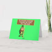 Carte Lutin drôle (Dos)