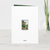 Carte Lutin drôle de la Saint-Patrick (Dos)