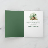 Carte Lutin Irlandais avec un Pot d'Or (Intérieur)