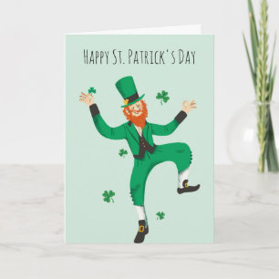 Carte Lutin Trèfle Joyeuse Saint-Patrick